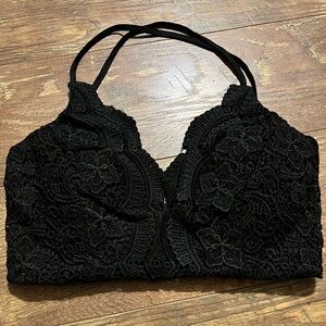 May & July Black Lace Bralette